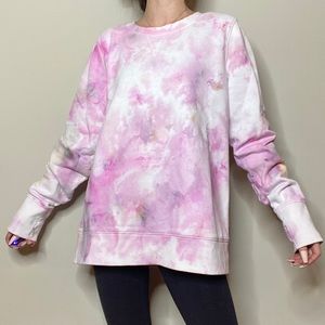 Oversized reworked tie dye sweatshirt